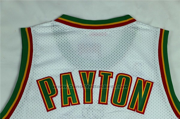 Maglia Seattle SuperSonics Gary Payton #20 Historic Retro Bianco